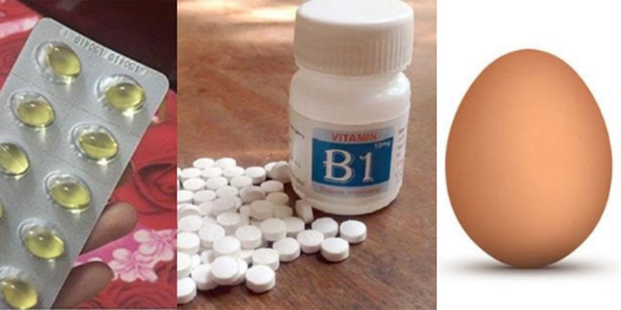 tắm trắng da bằng vitamin B1