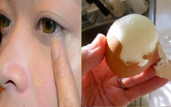 Trị thâm quầng mắt bằng trứng gà