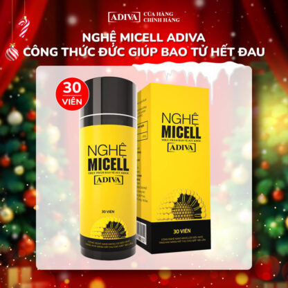 1 Hộp Viên uống Nghệ Micell ADIVA 30 viên