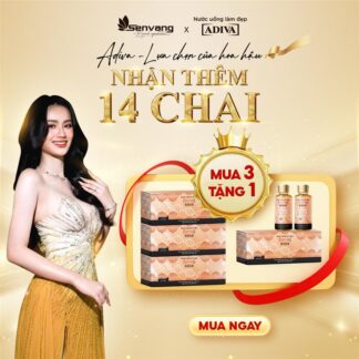 Combo 3 hộp COLLAGEN ADIVA GOLD (14 chai/hộp) 2,994k giảm còn 2,670k tặng: 1 hộp COLLAGEN ADIVA (14 chai/hộp)
