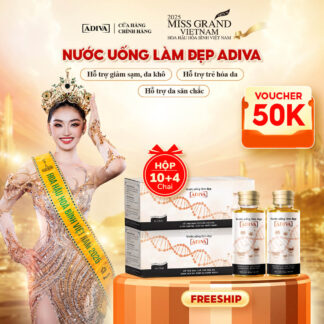 Combo 2 hộp COLLAGEN ADIVA (10 chai/hộp) 1,622k giảm còn 1,450k tặng 8 chai cùng loại