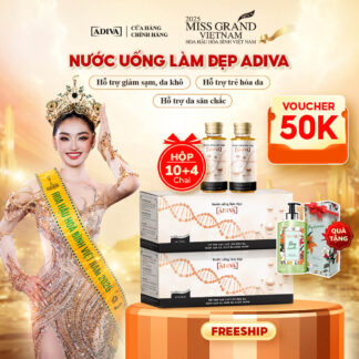 Combo 2 hộp COLLAGEN ADIVA 1,622k tặng 1 Sữa tắm hương nước hoa ADIVA Day Dreamer
