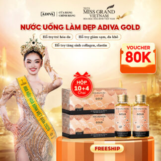 Combo 2 hộp COLLAGEN ADIVA GOLD (10 chai/hộp) 1,996k giảm còn 1,780k tặng 8 chai cùng loại