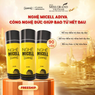 Combo 3 NGHỆ MICELL ADIVA (30 viên/hộp) 1,890k giảm còn 1,701k