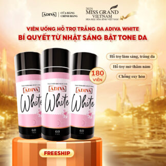 Combo 3 WHITE ADIVA (60 viên/hộp) 1,965k giảm còn 1,770k