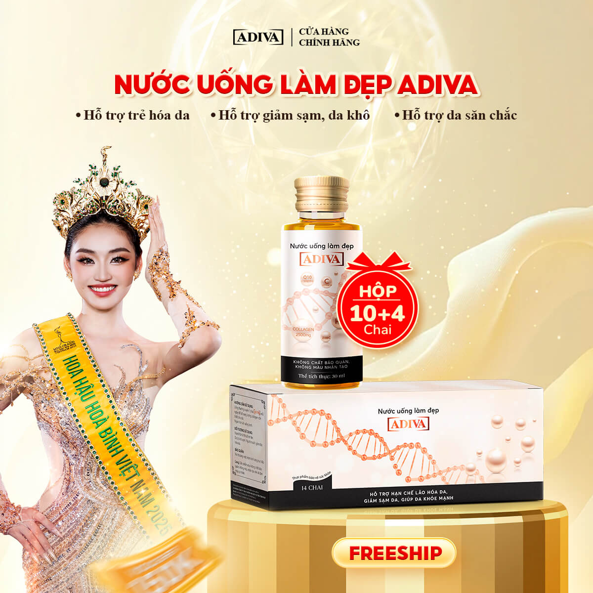 Nước uống làm đẹp COLLAGEN ADIVA
