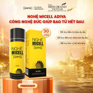 Thực phẩm bảo vệ dạ dày Nghệ Micell ADIVA 30 viên