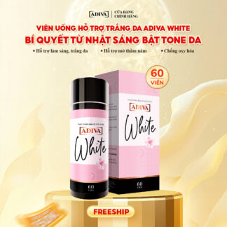 1 Hộp viên uống sáng da WHITE ADIVA (60 viên/hộp)