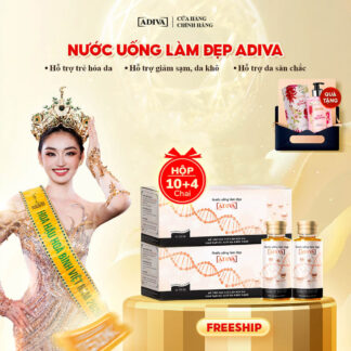 Combo 2 hộp COLLAGEN ADIVA 2,300k tặng 1 chai Sữa tắm hương nước hoa ADIVA Sweet Memories (400ml/chai)