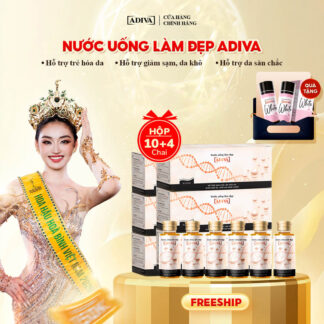 Combo 6 hộp COLLAGEN ADIVA 6,900k tặng 2 hộp Viên uống sáng da WHITE ADIVA